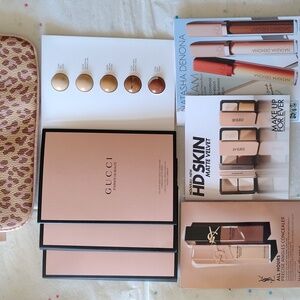 LOT of 10 LUXURY BEAUTY SAMPLES IN  IPSY COSMETIC POUCH